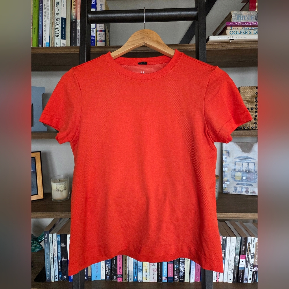 Spyder Activewear Women's Orange T-Shirt, Size Small